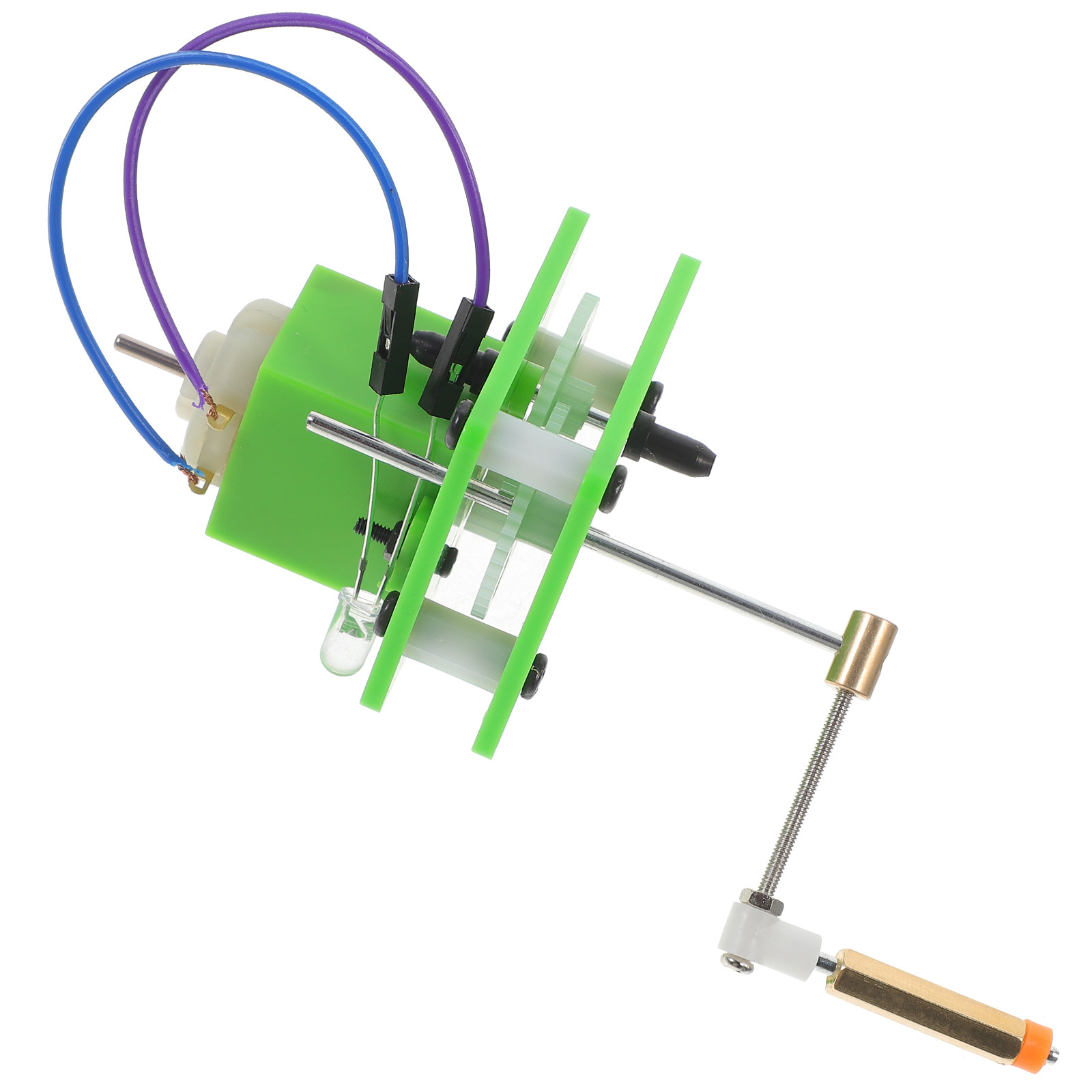 Renewable Energy For Kids - Hand-Cranked Generator DIY Science Experiment Kit