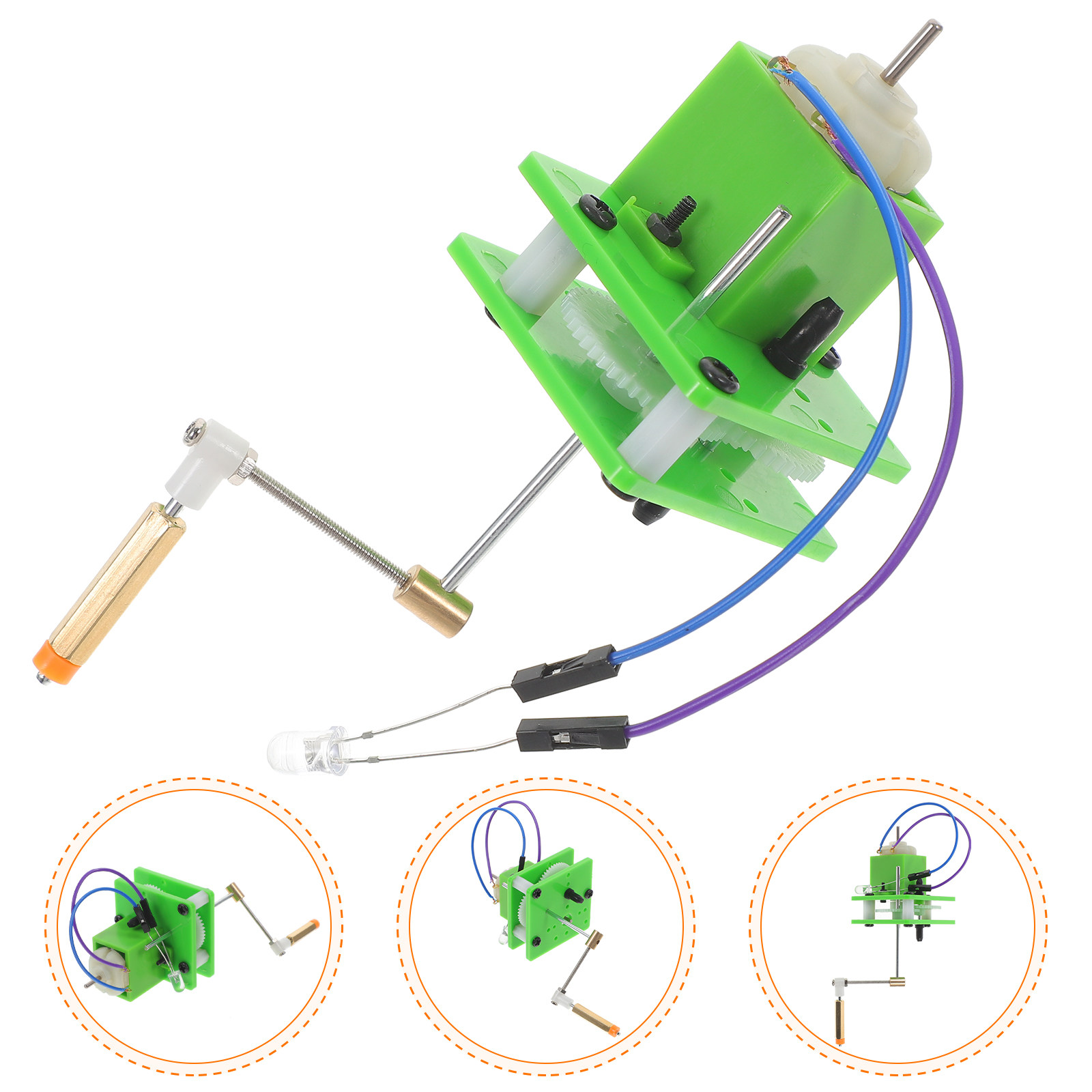 Hand-Cranked Generator DIY Sci - مراجعة Renewable Energy For Kids وسعره