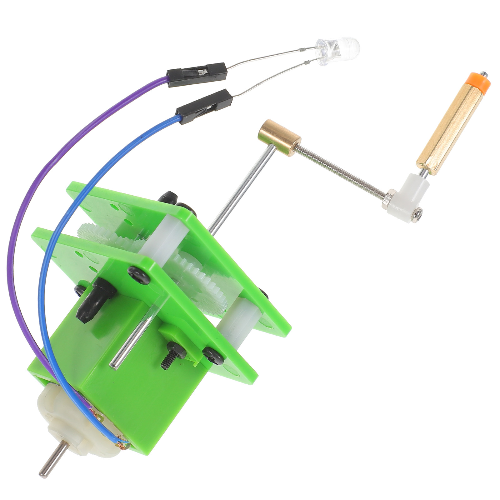 Hand-Cranked Generator DIY Sci - مراجعة Renewable Energy For Kids وسعره