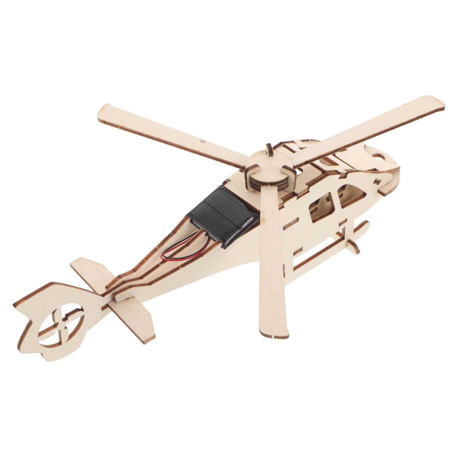 1Set Solar Powered Wooden Heli - مراجعة Renewable Energy For Kids وسعره