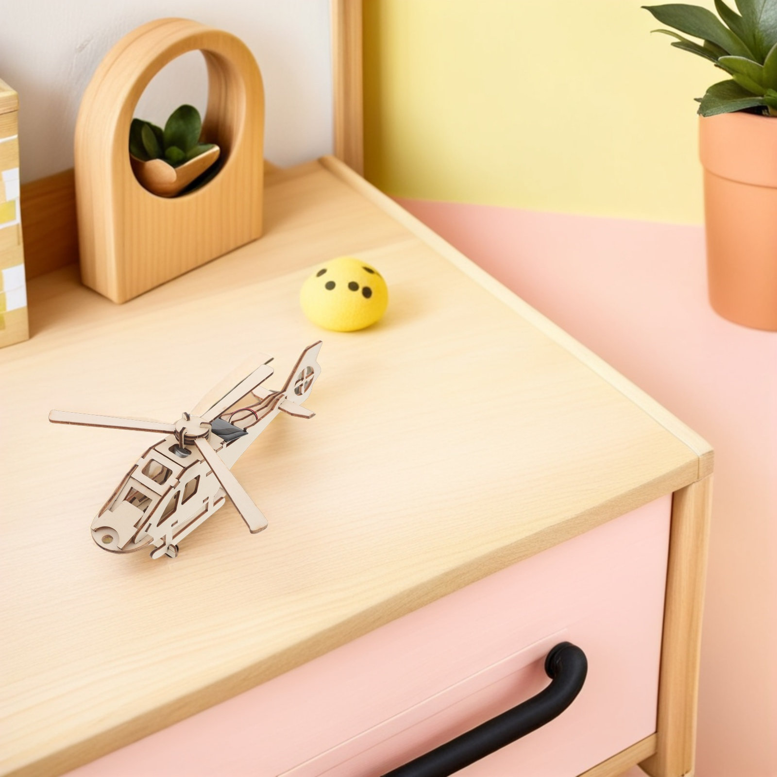 1Set Solar Powered Wooden Heli - مراجعة Renewable Energy For Kids وسعره