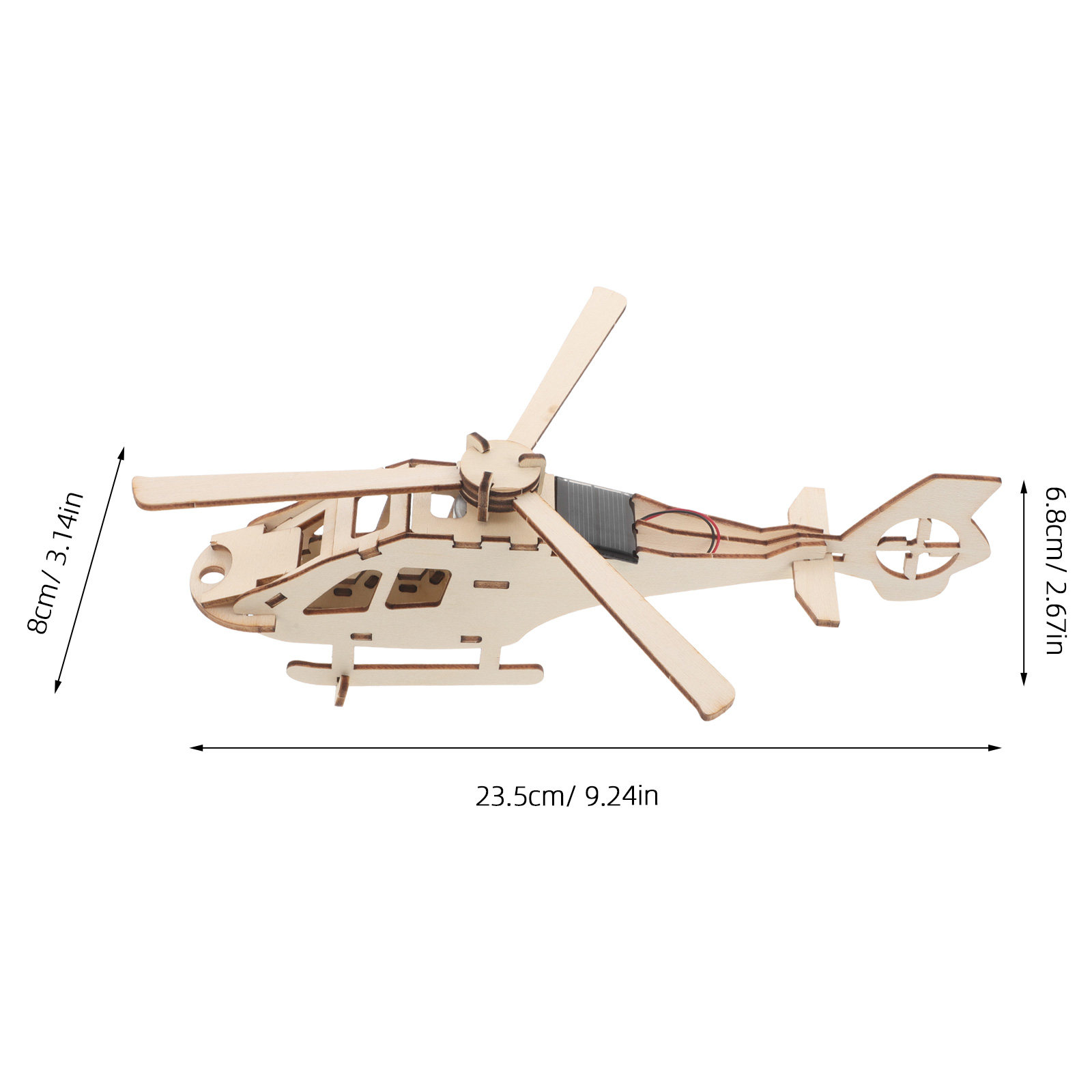 1Set Solar Powered Wooden Heli - مراجعة Renewable Energy For Kids وسعره