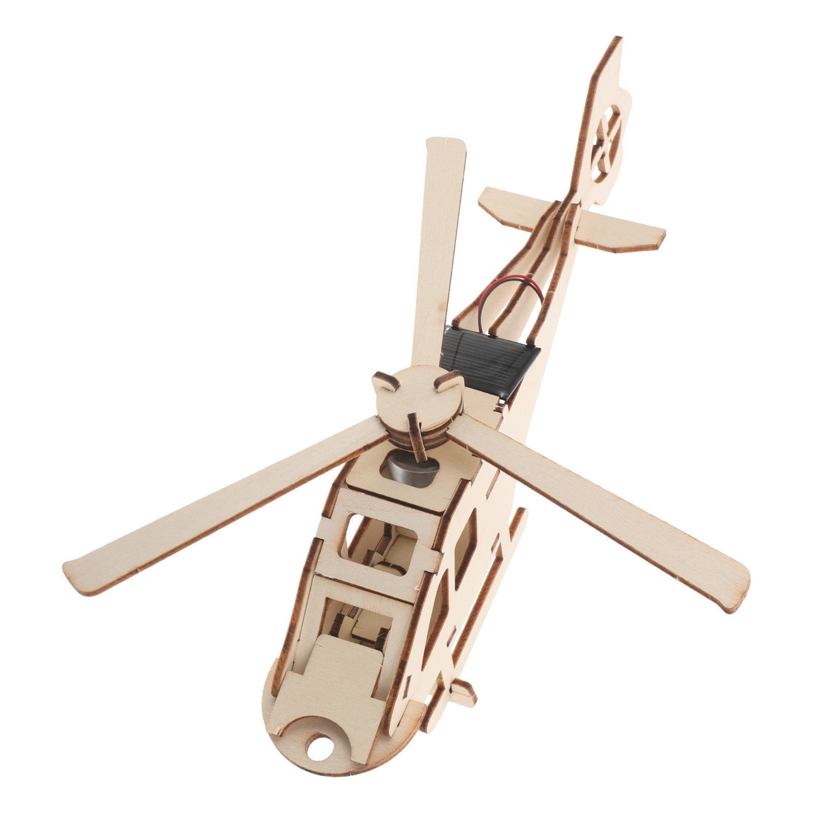 1Set Solar Powered Wooden Heli - مراجعة Renewable Energy For Kids وسعره
