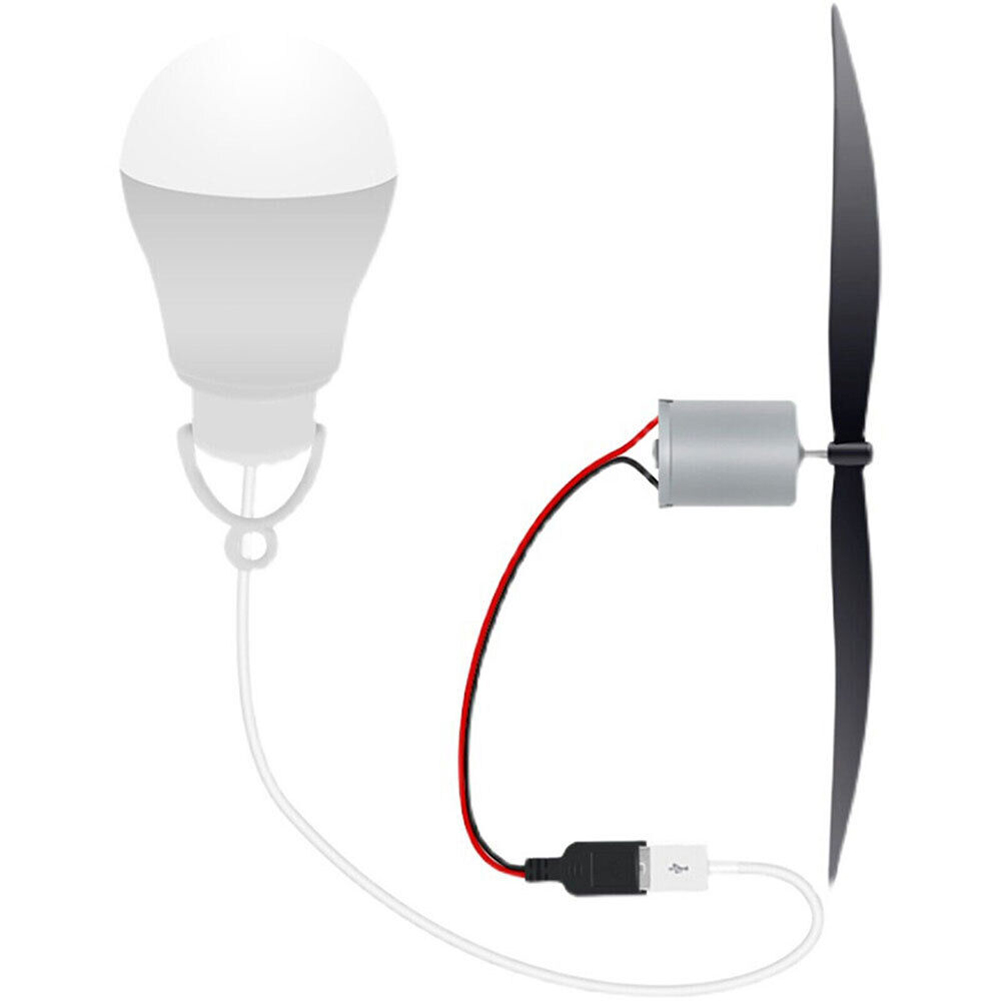 USB Powered Wind Turbine Motor - مراجعة Renewable Energy For Kids وسعره